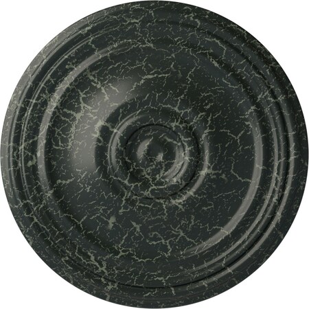 Ekena Millwork Reece Ceiling Medallion (Fits Canopies up to 6 3/4"), 21"OD x 1 1/4"P, Painted Turtle Crackle CM21REPTC